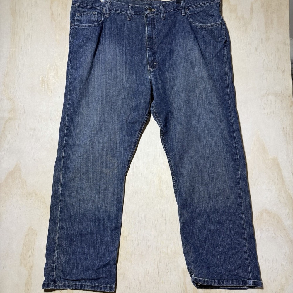 Wrangler Men’s Jeans 48x30 Relaxed Straight Blue Denim Big Tall Classic Fit